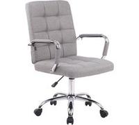 CLP Fauteuil de bureau Deli Pro tissu , Gris Gris G