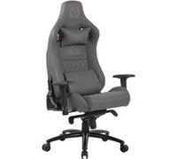 CLP Fauteuil de bureau Gamer Keren en véritable cuir , Gris Gris G