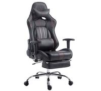 CLP Fauteuil de bureau Gamer Limit V2 en similicuir , Noir / Marron/avec repose-pieds