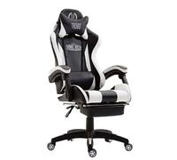 CLP Fauteuil de Bureau Ignite Similicuir , Noir / Blanc