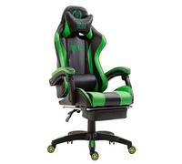 CLP Fauteuil de Bureau Ignite Similicuir , Noir / Vert