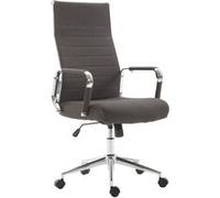 CLP Fauteuil de bureau Kolumbus tissu , Gris foncé Gris foncé G