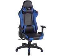 CLP Fauteuil de bureau Miracle V2 Similicuir , Noir / Bleu