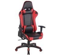 CLP Fauteuil de bureau Miracle V2 Similicuir , Noir / Rouge