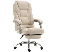 CLP Fauteuil de bureau Pacific en tissu , Crème Crème G
