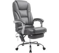 CLP Fauteuil de bureau Pacific V2 avec Fonction massage , Gris Gris G