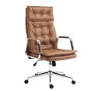 -CLP-Fauteuil de bureau Sotira en véritable cuir ajustable et pivotant-Array