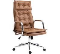 -CLP-Fauteuil de bureau Sotira en véritable cuir ajustable et pivotant-Array
