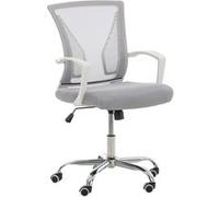 CLP Fauteuil de bureau Tracy , Gris clair/Chrome Gris clair G