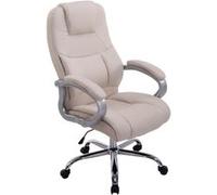 CLP Fauteuil de bureau XL Apoll Tissu , Crème Crème G
