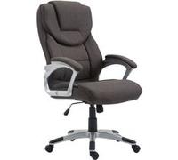 CLP Fauteuil de bureau XL Texas V2 Tissu Gris foncé