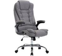 CLP Fauteuil de chef Thor en tissu , Gris Gris G