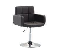 CLP Fauteuil Lounge Design Los Angeles Similicuir I Chaise Design Réglable en Hauteur et Pivotante I Chaise de Salle à Manger I Couleur:, Couleur:Marron