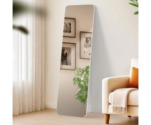 CLP GrandMiroir Gurnee, Miroir à poser et mural en plusieurs tailles et couleurs, Blanc mat, 140x40 cm