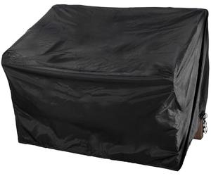 CLP Housse pour Banc de Jardin 120cm I Housse de Protection pour Meubles de Jardin I Housse résistante aux intempéries avec 126x71x76 CM, Couleur:Noir