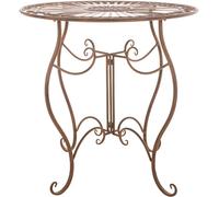 CLP Indra Table en Fer Faite Main Design Nostalgie Choix dans 3 Couleurs Antik Braun