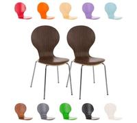 -CLP-Lot de 2 chaises empilables en bois Diego-Array