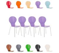 -CLP-Lot de 4 chaises empilables en bois Diego-Array