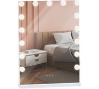 CLP Miroir de courtoisie Murrieta avec éclairage,blanc
