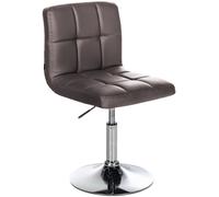 CLP Palma Lounger V2 similicuir Lounger réglable en hauteur et pivotant,marron