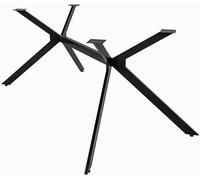 CLP Pieds de Table Cascada I Pied de Table pour projets DIY I Acier laqué époxy, Couleur:Noir, Taille:M