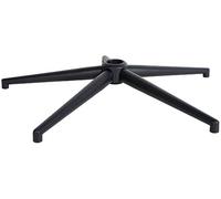 CLP Piétement carré Noir I Tourniquet en métal I Base pour chaises de Bureau, Couleur:Noir, Taille:65 cm