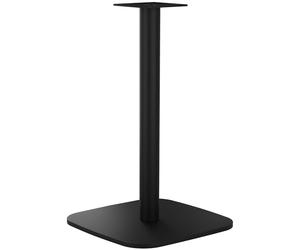 CLP Piètement de Table en métal Noir, Pieds de Table Marudi en Acier Peint par poudrage, pour l'intérieur et l'extérieur, Couleur:Noir, Forme:carré