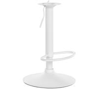 CLP Piètement XL pour Tabouret de Bar I Colonne de Tabouret de Bar Renforcée I 8 X 8 Ou 10 X 10 CM Espacement des Trous I DIY Tabouret de Bar Jusqu'à 150 Kg, Couleur:Blanc, Taille:10 x 10 cm