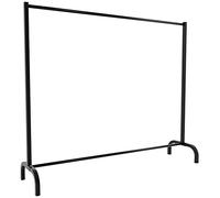 CLP Portant A Vêtement Lara en Metal Robuste I Penderie avec Design Industriel Montage Facile I Charge Maximale 100 Kg, Couleur:Noir, Taille:150x38x120 cm