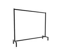 CLP Portant à vêtement Melva dans le style industriel , Noir /150x38x120