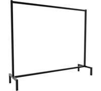 CLP Portant à vêtement Melva dans le style industriel , Noir /150x38x120 Noir G