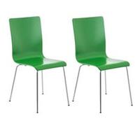 CLP Set 2 Chaises Pepe en bois , Vert Vert G