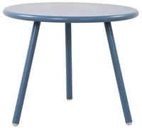 CLP Table Basse Berea I Table de Salon Ronde pour l'extérieur et l'intérieur I Table de Jardin résistante aux intempéries et aux UV I Table d'appoint pour l'extérieur, Couleur:Bleu