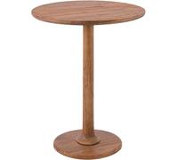 CLP Table d'appoint Ronde Farragut, Table en Bois Massif de Mindi, Table Basse Artisanale pour Le Salon et la Salle à Manger, Couleur:Marron