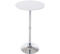 CLP Table haute ronde Ø 60 cm , Blanc Blanc G