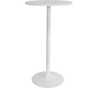 CLP Table haute ronde,blanc/blanc