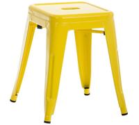 CLP Tabouret Armin I Tabouret métallique empilable et Facile d'entretien I Tabouret empilable pouvant Supporter jusqu'ŕ 200 kg, Couleur:Jaune