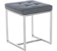 CLP Tabouret cuisine Barci similicuir , Gris Gris G