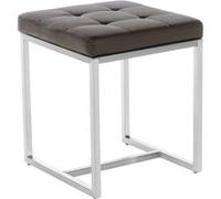 CLP Tabouret cuisine Barci similicuir , Marron Marron G