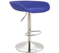 CLP Tabouret de bar Anaheim feutre , Chrome/Bleu Bleu G