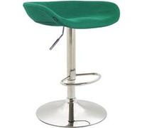 CLP Tabouret de bar Anaheim feutre , Chrome/Vert