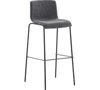 CLP Tabouret de bar Hover Tissu 4 pieds Piètement 4 pieds,bleu noir