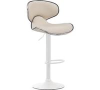 Tabouret de bar - CLP - Las Vegas V2 - Simili - Beige - Design contemporain
