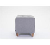 CLP Tabouret pouf Pharao , Gris clair