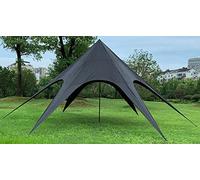CLP Tente de Jardin en Forme d‘étoile 10m de Diamètre - Tente de Cérémonies avec Une Capacité de Couverture de 15 m² - Disponible en Plusieurs Couleurs:, Couleur:Noir
