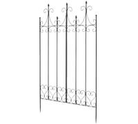 CLP Treillis Metall Flieder H 130 cm, Support Stable pour Plantes grimpantes, prémonté, Style Campagne, Espalier Brise-Vue, Couleur:Anthracite