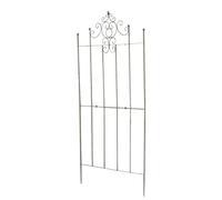 CLP Treillis métallique de 170 cm de Haut Paula, Support Stable pour Plantes grimpantes, clôture pour Treillis de Style campagnard, Couleur:Vert Antique