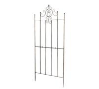 CLP Treillis métallique de 170 cm de Haut Paula, Support Stable pour Plantes grimpantes, clôture pour Treillis de Style campagnard, Couleur:Bronze