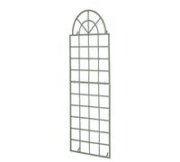 CLP Treillis Viva avec Cadre I Treillis A Montage Murale en Fer I Treillis pour Plantes Grimpantes I Arche A Rosiers I Montage Facile, Couleur:Vert Antique