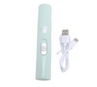 Clphendorine Dog Nail Trimmer, Rechargeable Pet Nail Grinder with 350mAh Battery, Quiet Multifunctional Safe Nail Grooming Tool for Cat and Puppy (Verte)